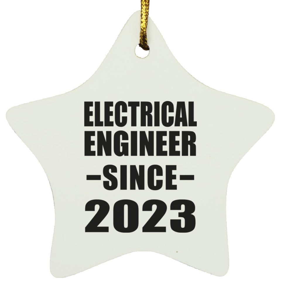 Electrical Engineer Since 2023 - Star Ornament