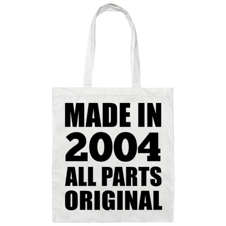 20th Birthday Made in 2004 All Parts Original - Tote Bag White
