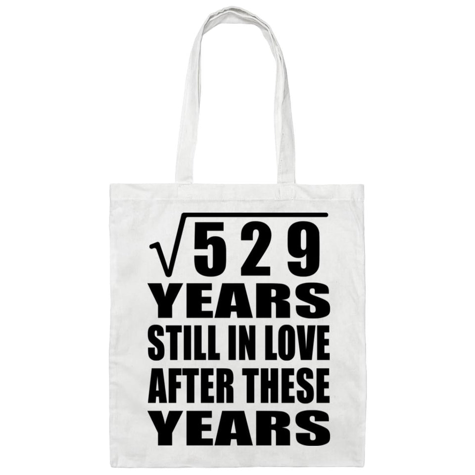 23rd Anniversary Square Root of 529 Years Still In Love - Tote Bag White