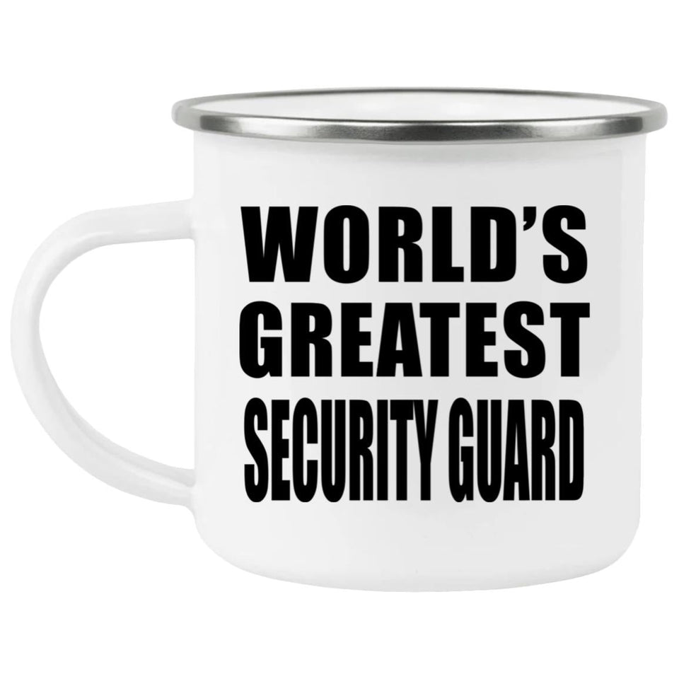 World's Greatest Security Guard - 12oz Camping Mug