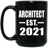 Architect Established EST. 2021 - 15oz Coffee Mug Black