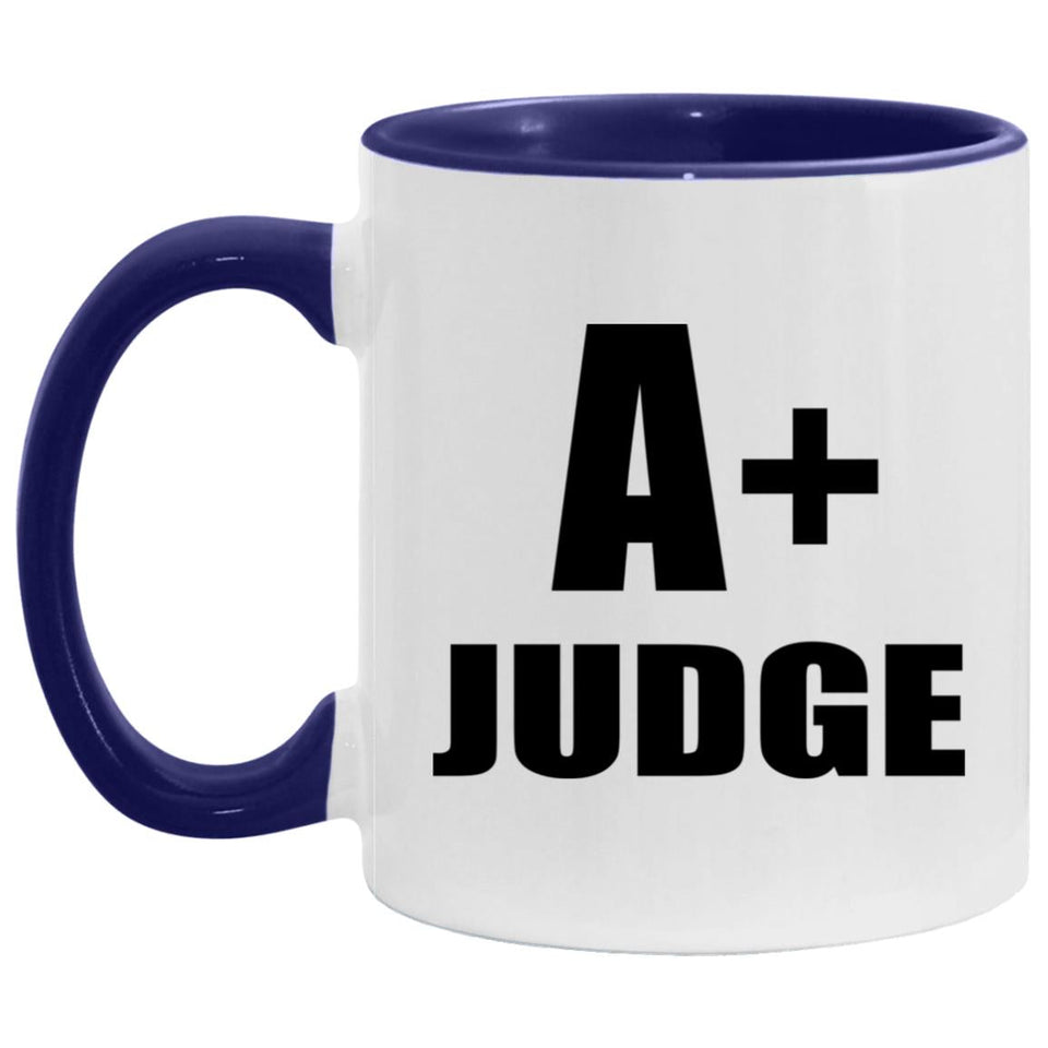 A+ Judge - 11oz Accent Mug Purple