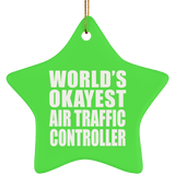 World's Okayest Air Traffic Controller - Star Ornament