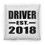 Driver Established EST. 2018 - Throw Pillow