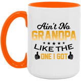 Ain't No Grandpa Like The One I Got - 15oz Accent Mug Orange