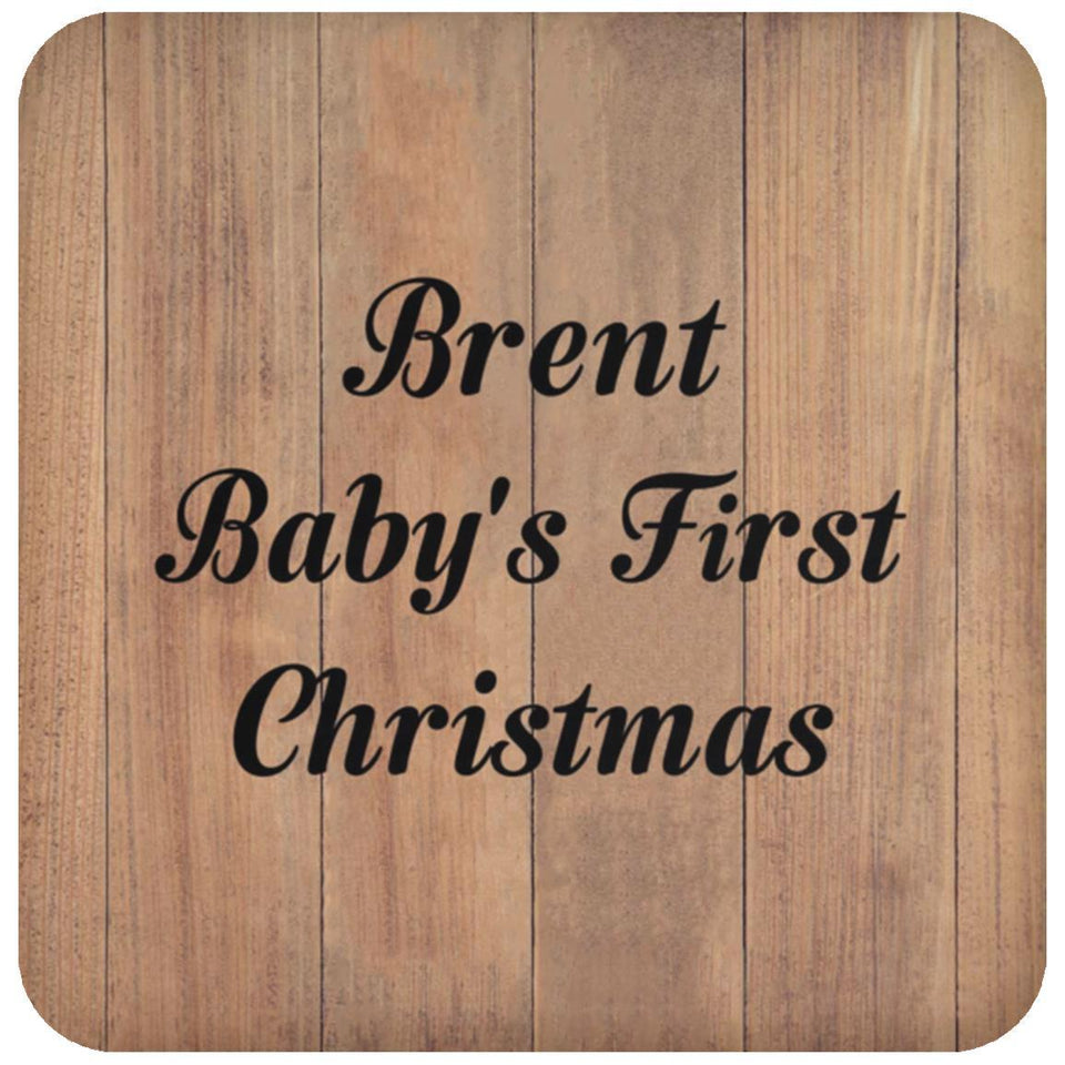 Brent Baby's First Christmas - Drink Coaster C