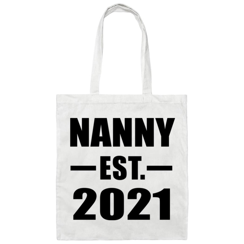 Nanny Established EST. 2021 - Tote Bag White