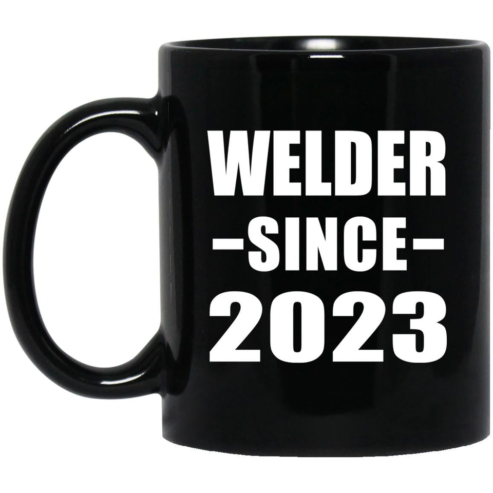 Welder Since 2023 - 11oz Coffee Mug Black