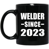 Welder Since 2023 - 11oz Coffee Mug Black