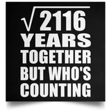 46th Anniversary Square Root of 2116 Years Who's Counting - Poster Square