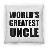 World's Greatest Uncle - Throw Pillow