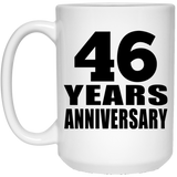 46th Anniversary 46 Years - 15 Oz Coffee Mug