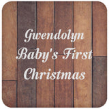 Gwendolyn Baby's First Christmas - Drink Coaster E