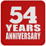 54th Anniversary 54 Years - Coaster