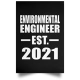 Environmental Engineer Established EST. 2021 - Poster Portrait