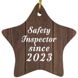 Safety Inspector Since 2023 - Star Ornament D