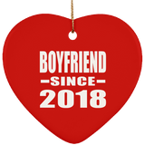 Boyfriend Since 2018 - Heart Ornament