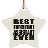 Best Executive Assistant Ever - Star Ornament