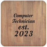 Computer Technician Established Est. 2023 - Drink Coaster C