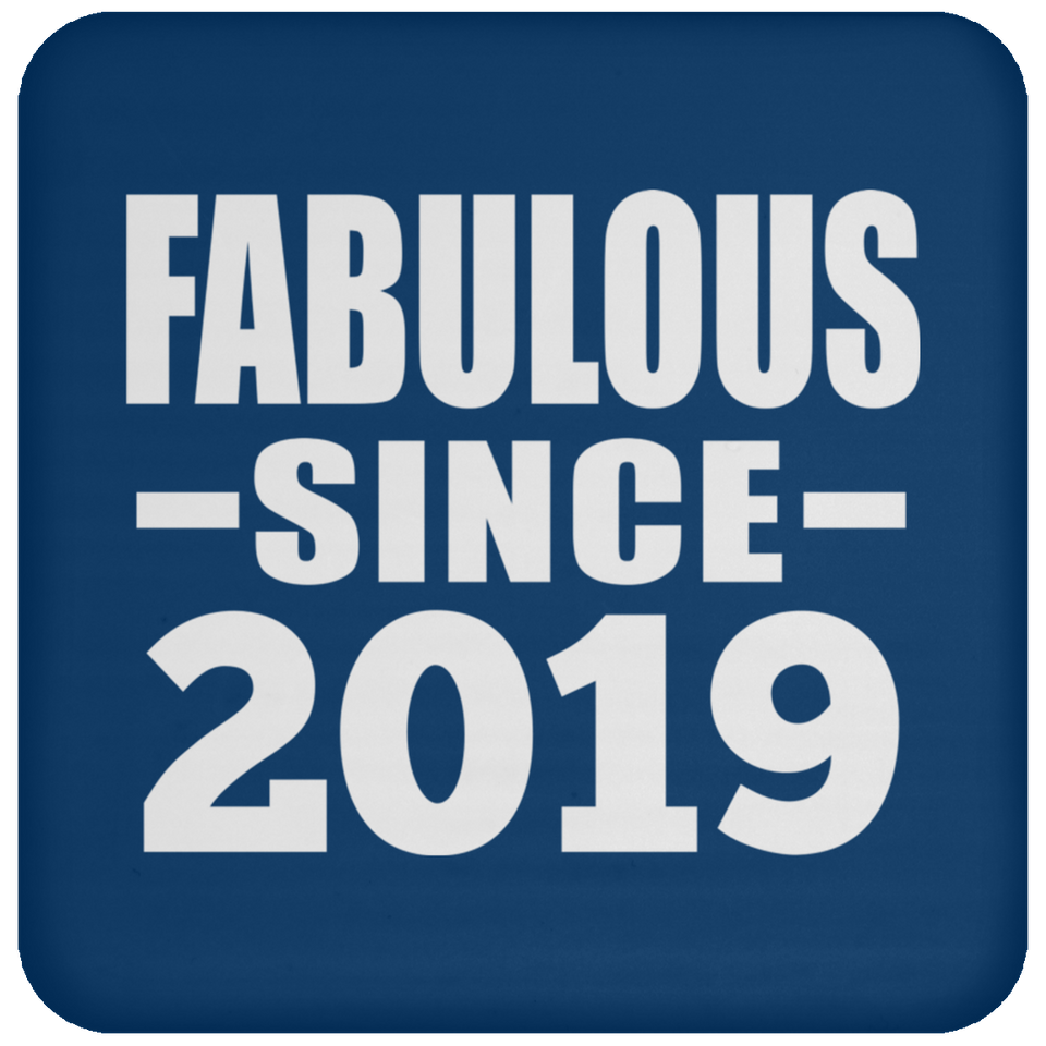 5th Birthday Fabulous Since 2019 - Drink Coaster
