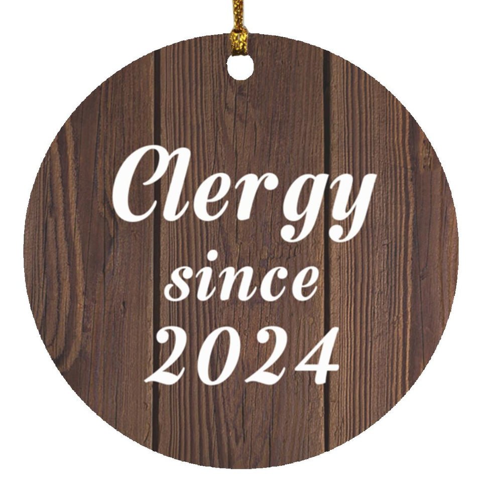 Clergy Since 2024 - Circle Ornament D