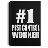 Number One #1 Pest Control Worker - Canvas Portrait