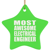 Most Awesome Electrical Engineer - Star Ornament