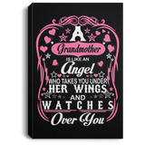 Grandmother Is An Angel Takes You Under Her Wings - Canvas Portrait