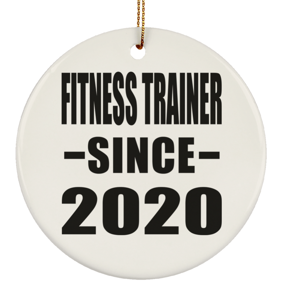 Fitness Trainer Since 2020 - Circle Ornament