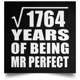 42nd Anniversary Square Root of 1764 Years of Mr Perfect - Poster Square