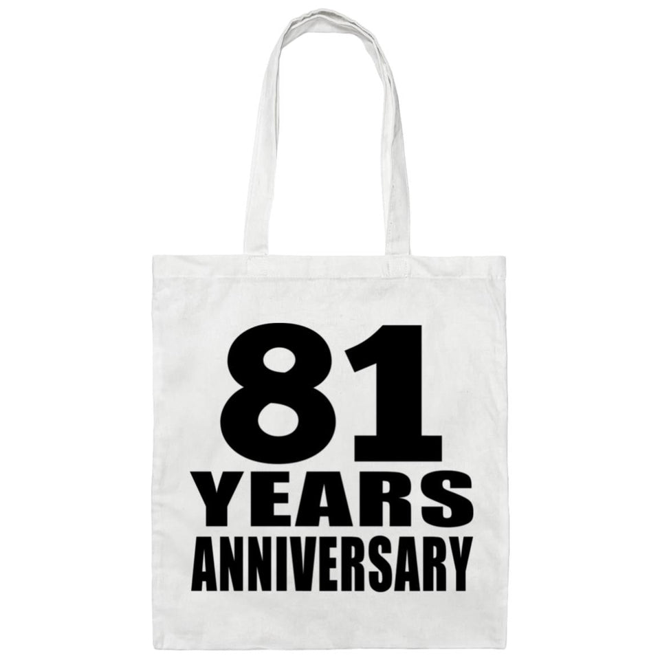 81st Anniversary 81 Years - Tote Bag White
