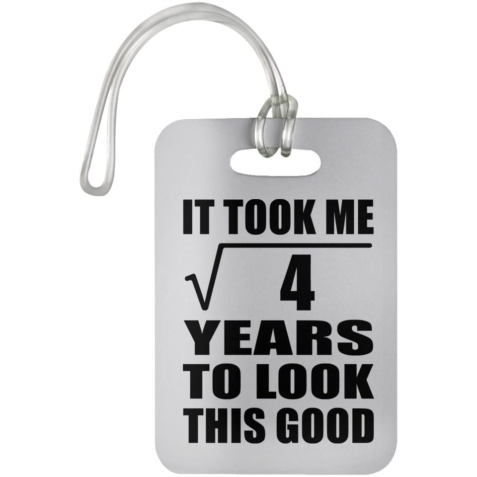2nd Birthday Took Square Root of 4 Years To Look Good - Luggage Bag Tag