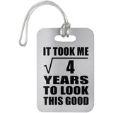 2nd Birthday Took Square Root of 4 Years To Look Good - Luggage Bag Tag