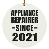 Appliance Repairer Since 2021 - Circle Ornament