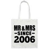 18th Anniversary Mr & Mrs Since 2006 - Tote Bag White
