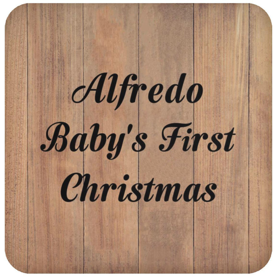 Alfredo Baby's First Christmas - Drink Coaster C