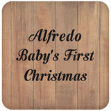 Alfredo Baby's First Christmas - Drink Coaster C