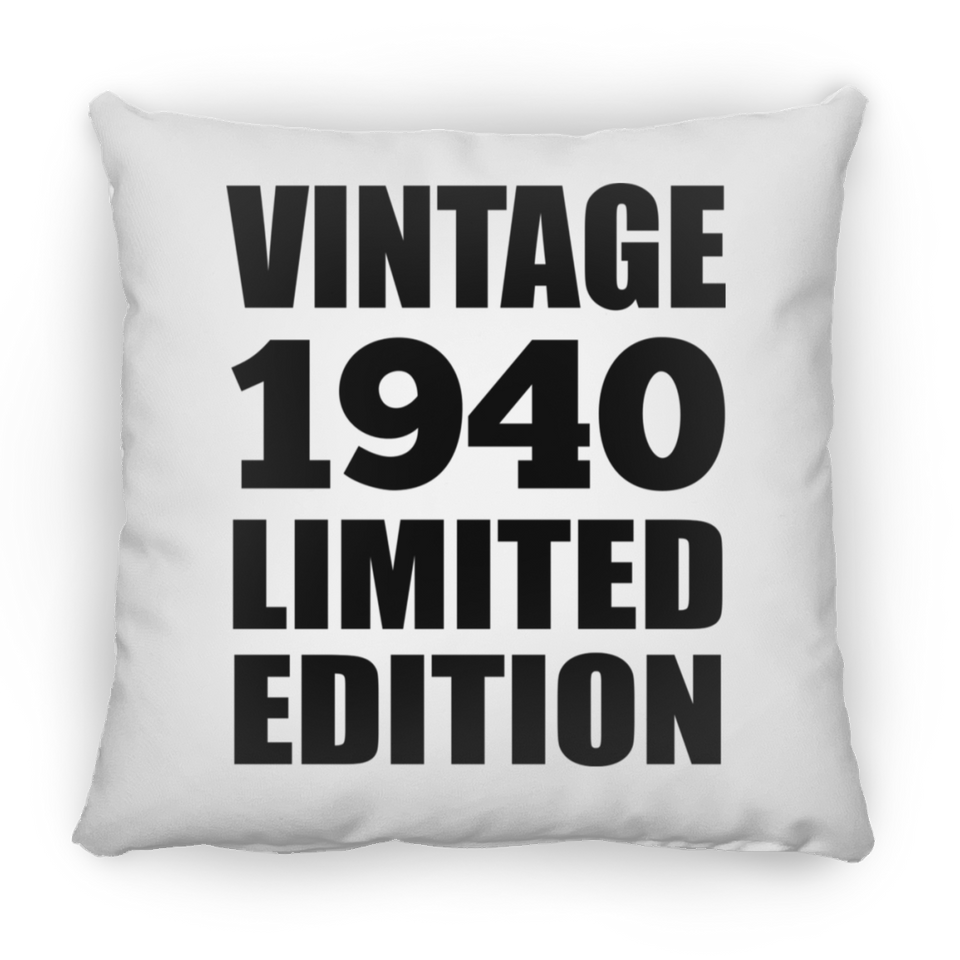 84th Birthday Vintage 1940 Limited Edition - Throw Pillow