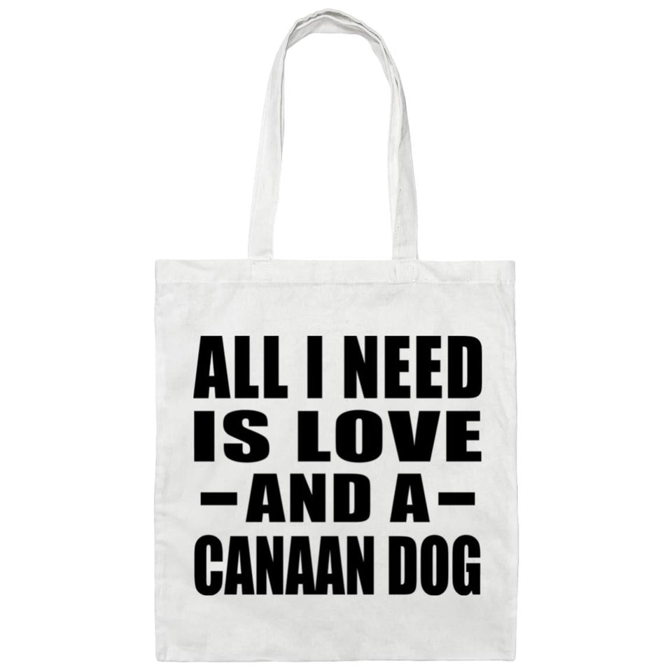 All I Need Is Love And A Canaan Dog - Tote Bag White