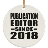 Publication Editor Since 2018 - Circle Ornament