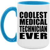 Coolest Medical Technician Ever - 15oz Accent Mug Blue