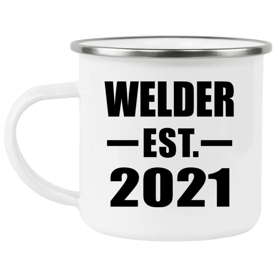 Welder Established EST. 2021 - 12oz Camping Mug