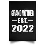 Grandmother Established EST. 2022 - Poster Portrait