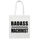 Badass Machinist - Tote Bag White