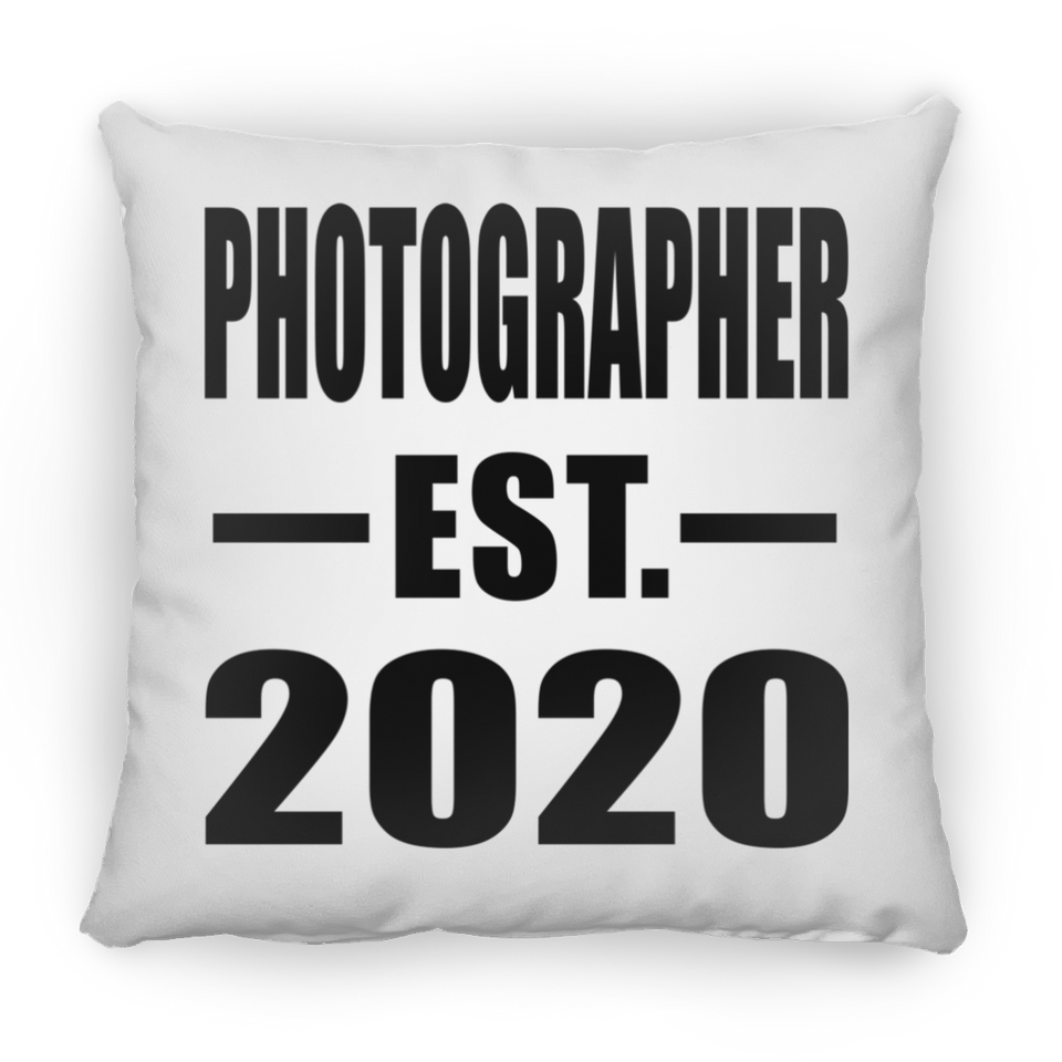 Photographer Established EST. 2020 - Throw Pillow