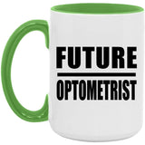 Future Optometrist - 15oz Accent Mug Green