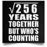 16th Anniversary Square Root of 256 Years Who's Counting - Poster Square
