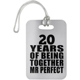 20th Anniversary 20 Years Of Being Mr Perfect - Luggage Bag Tag