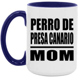 Perro De Presa Canario Mom - 15oz Accent Mug Purple