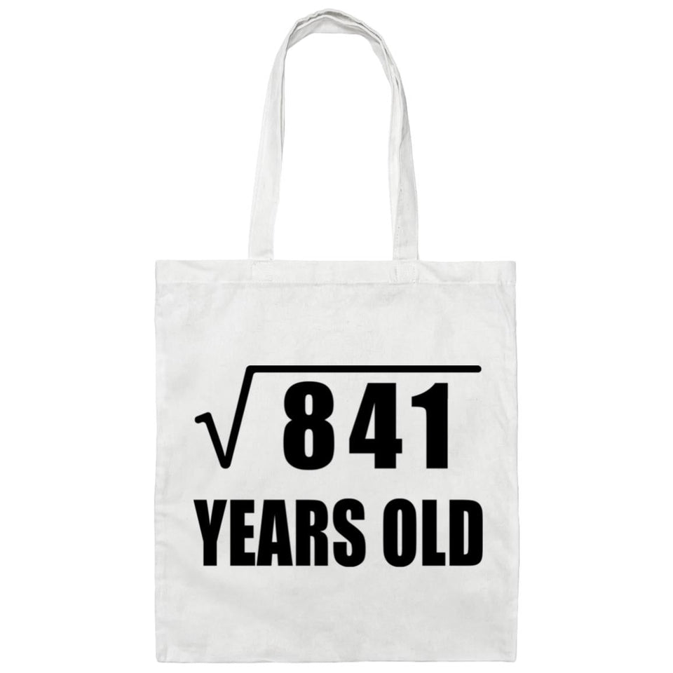 29th Birthday Square Root of 841 Years Old - Tote Bag White